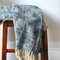 Edge Collections - 50" x 60" - Blue - Classic Woven Throw Blanket for Cozy Living Spaces - 1 Piece